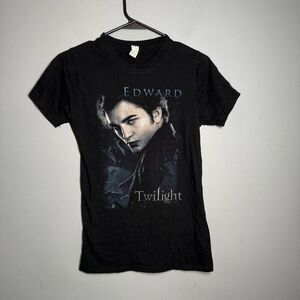 Vintage Twilight Edward Cullen T Shirt M Black Y2K Twilightcore 2000s Vampire